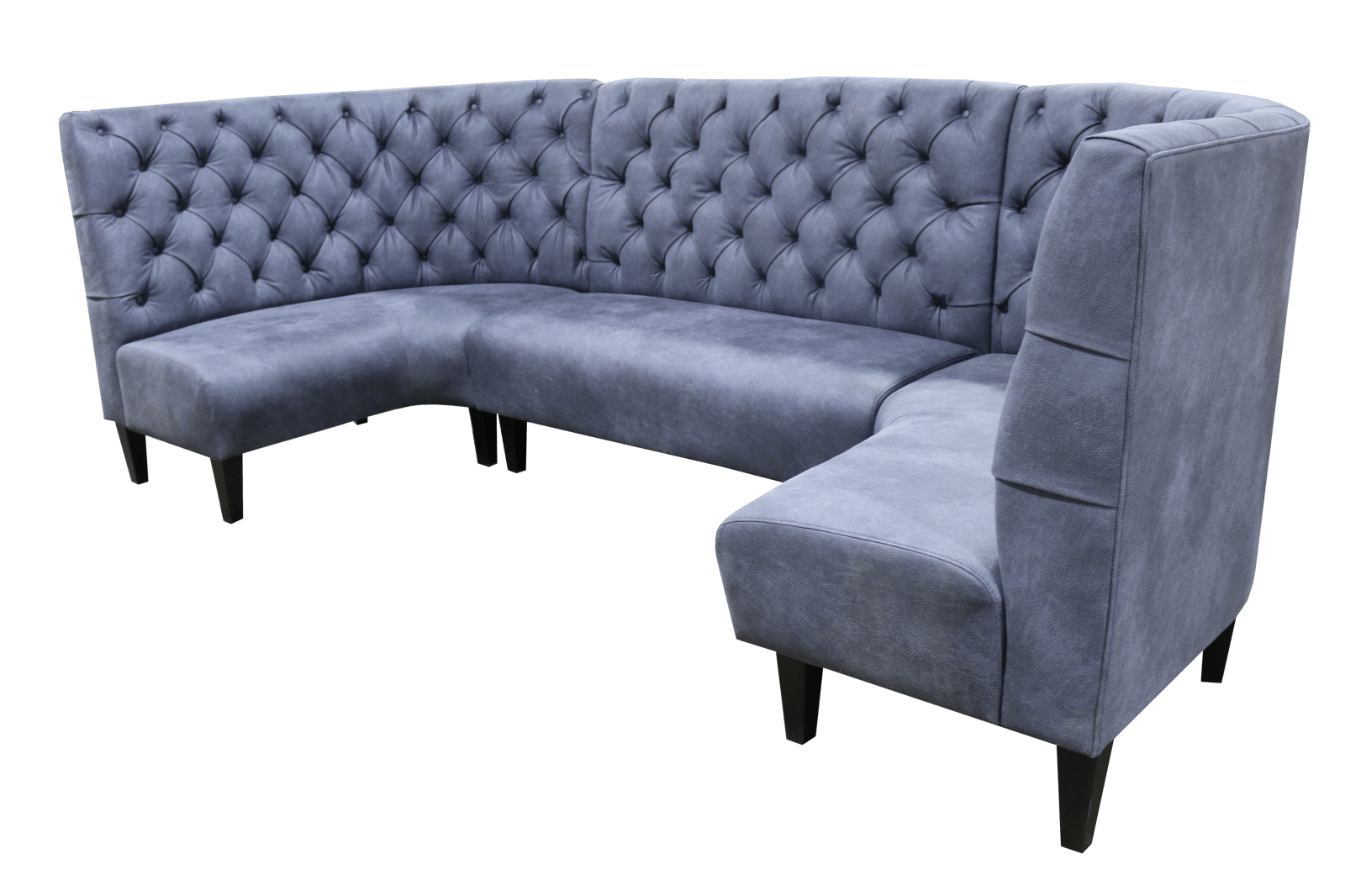 u-shaped-light-blue-suede-tufted-couch