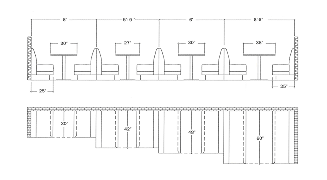 restaurant-booth-spacing-blueprint