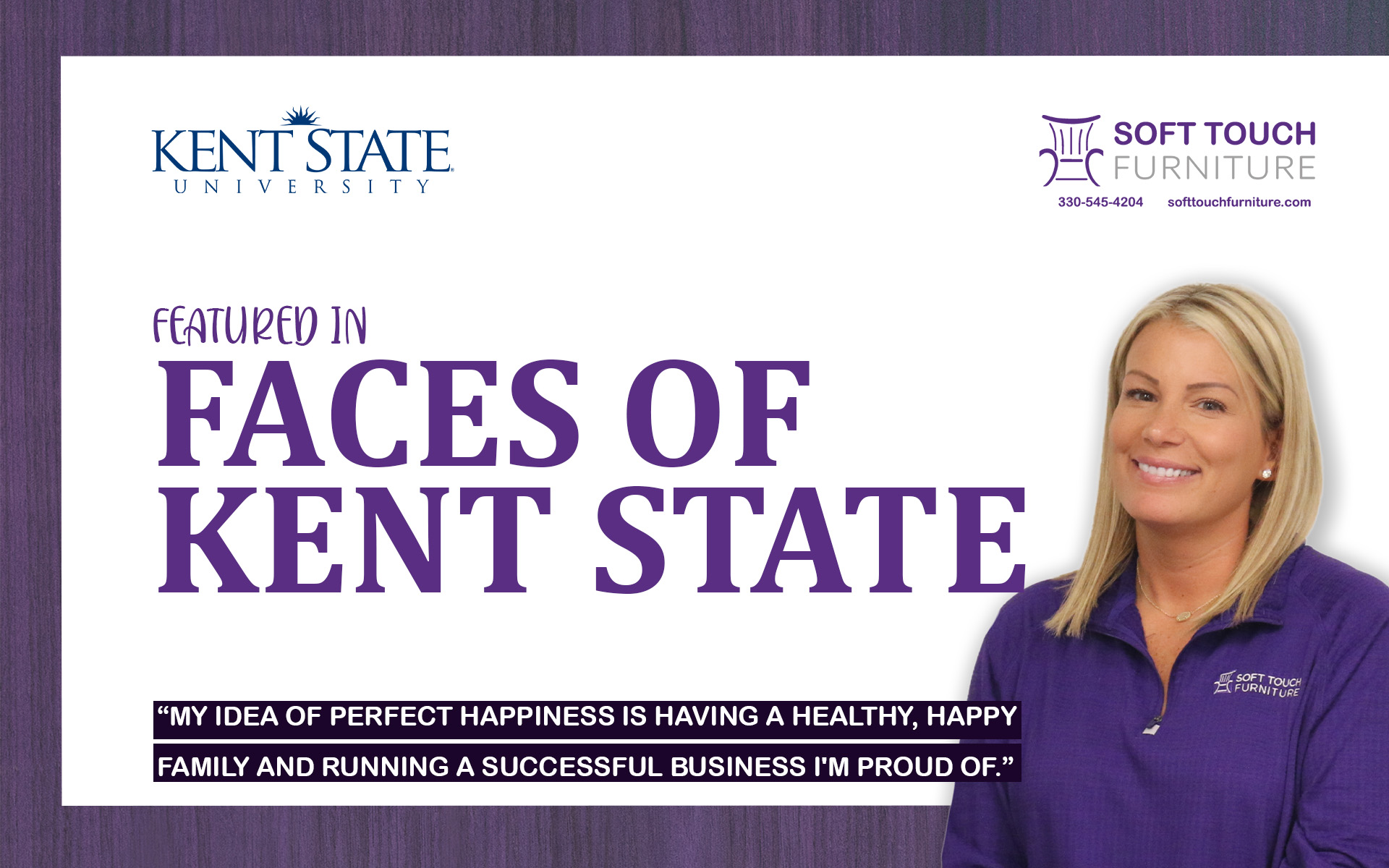 Kent State University , Faces of KSU